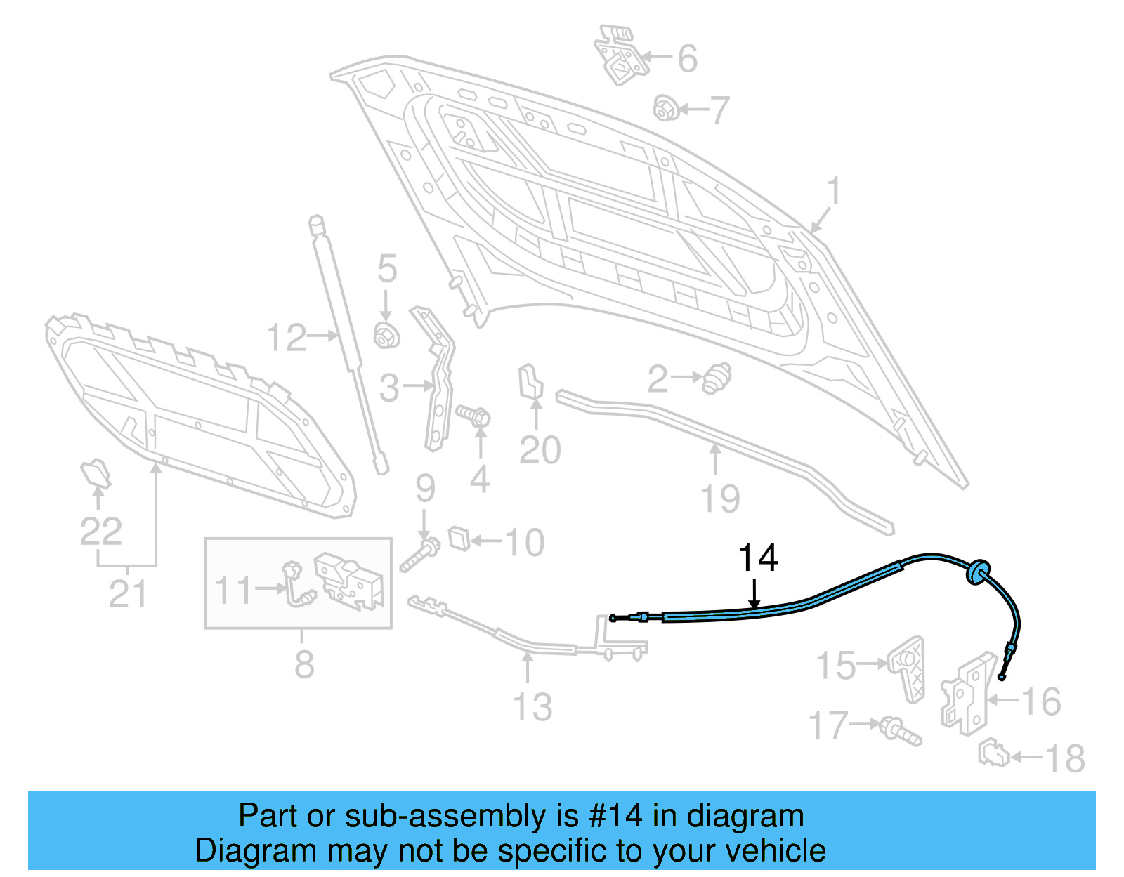 Release Cable 3CN-823-535 - View 4