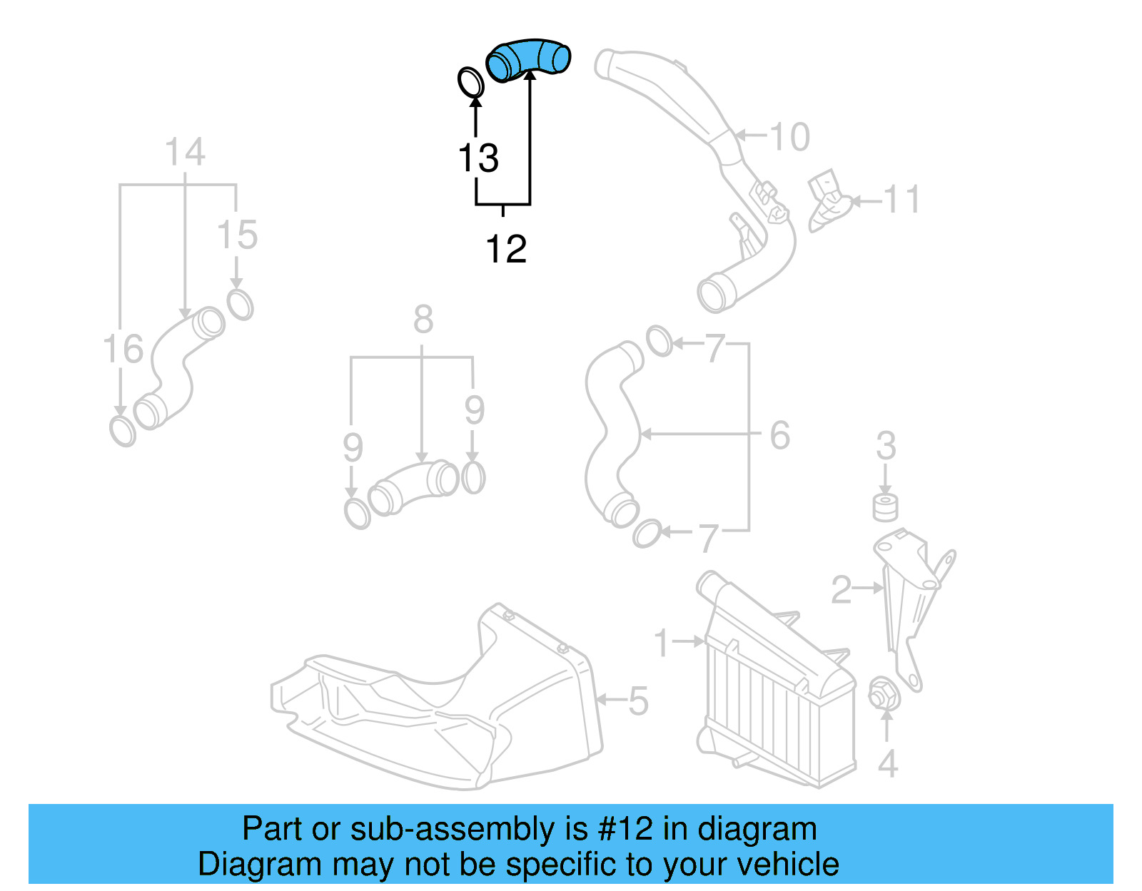 Pressure Hose 3B0-145-834-P - View 4