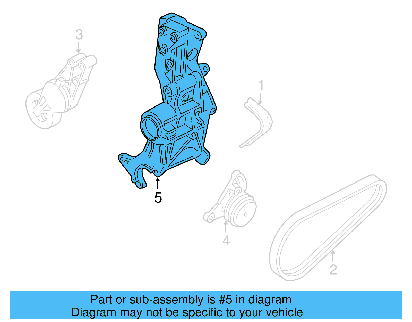 Mount Bracket 06B-903-141-H - View 6