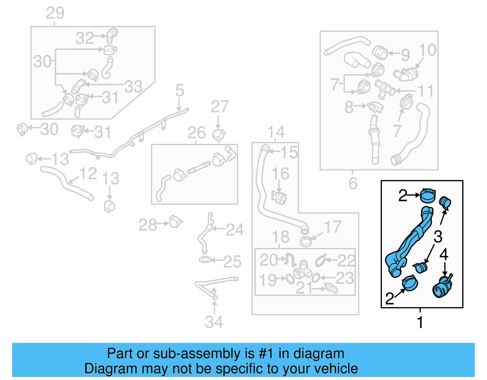 Upper Hose 1KM-122-101-B - View 12