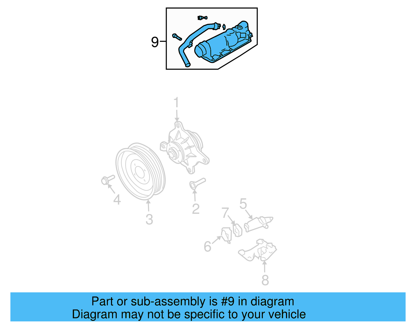 Thermostat Housing 07D-121-111-AB - View 4