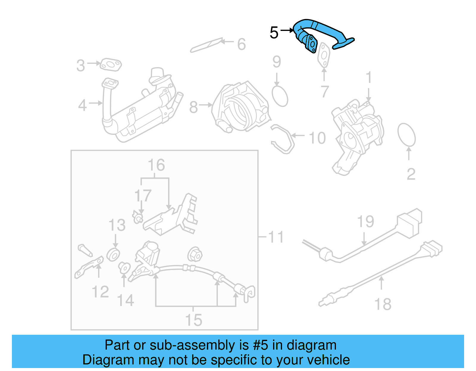 Connector Pipe 03G-131-521-R - View 2