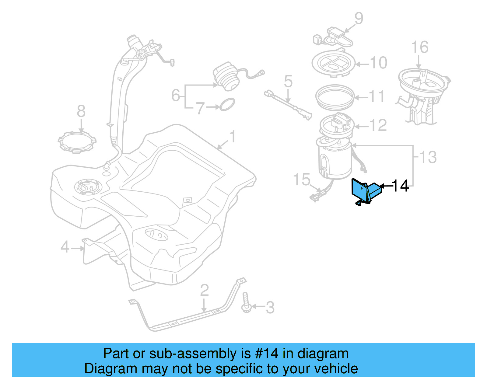 Sending Unit 3C0-919-673-A - View 11