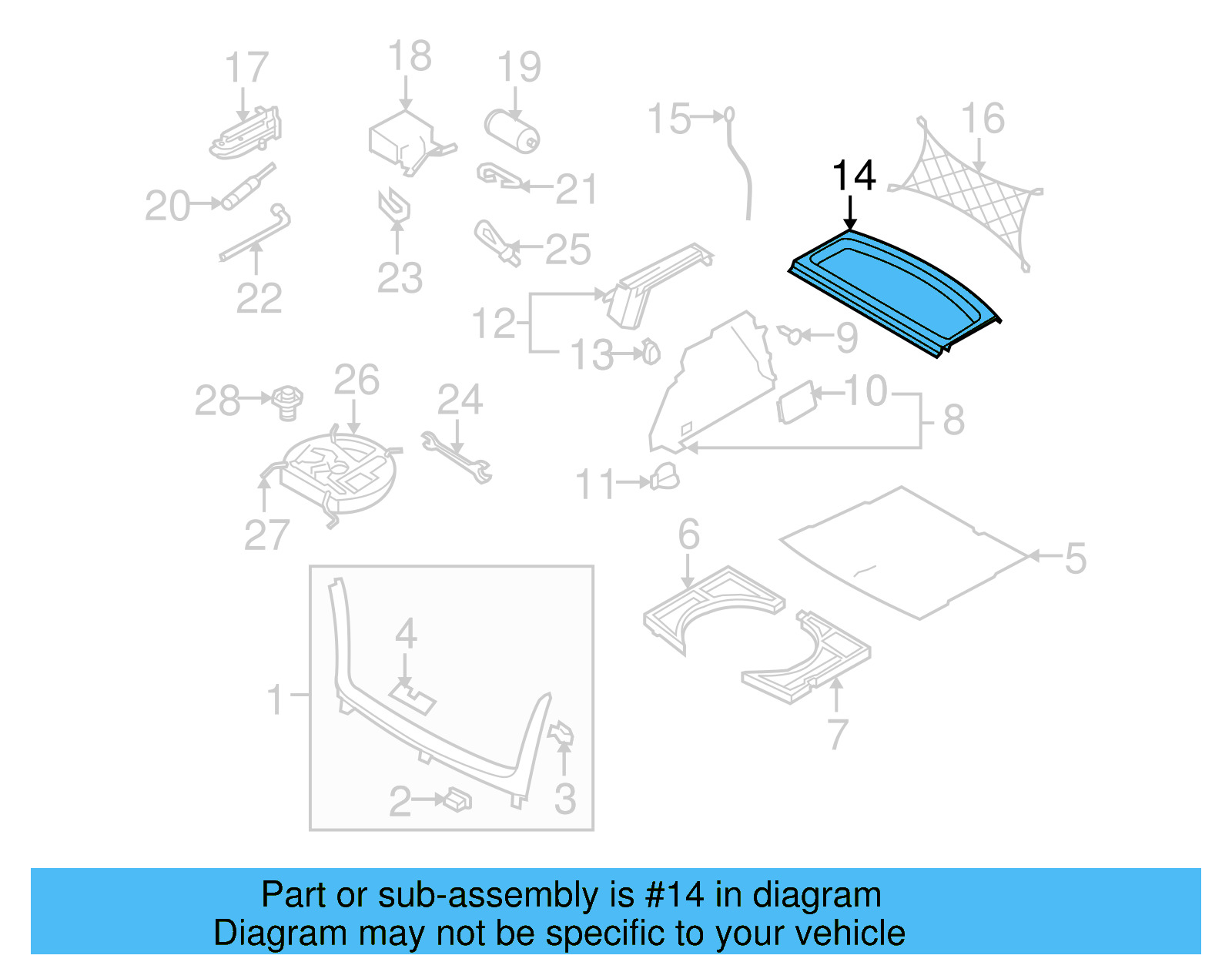 Tonneau Cover 1K6-867-769-G-HH2 - View 4