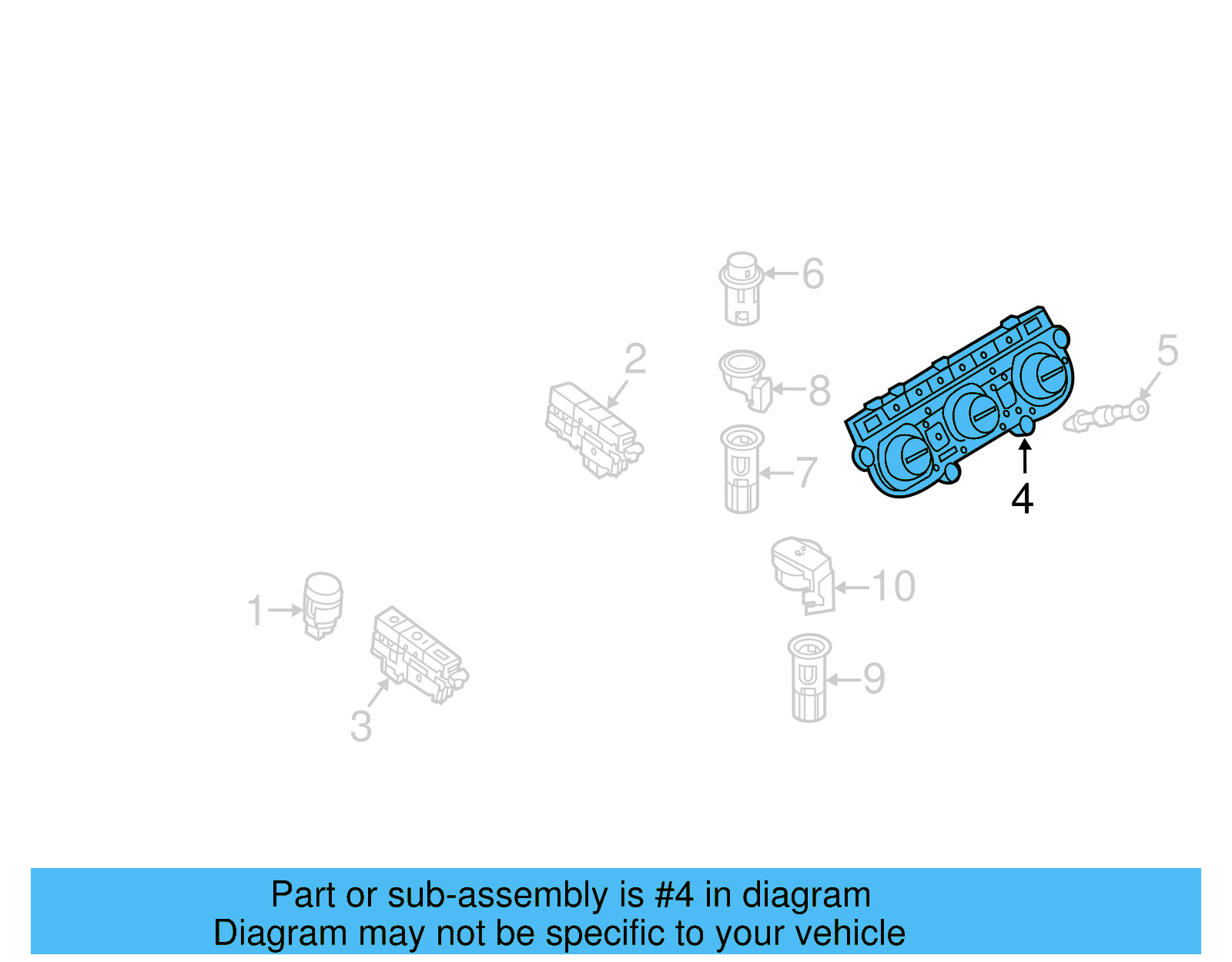 Dash Control Unit 5GM-907-426-F-WZU - View 3