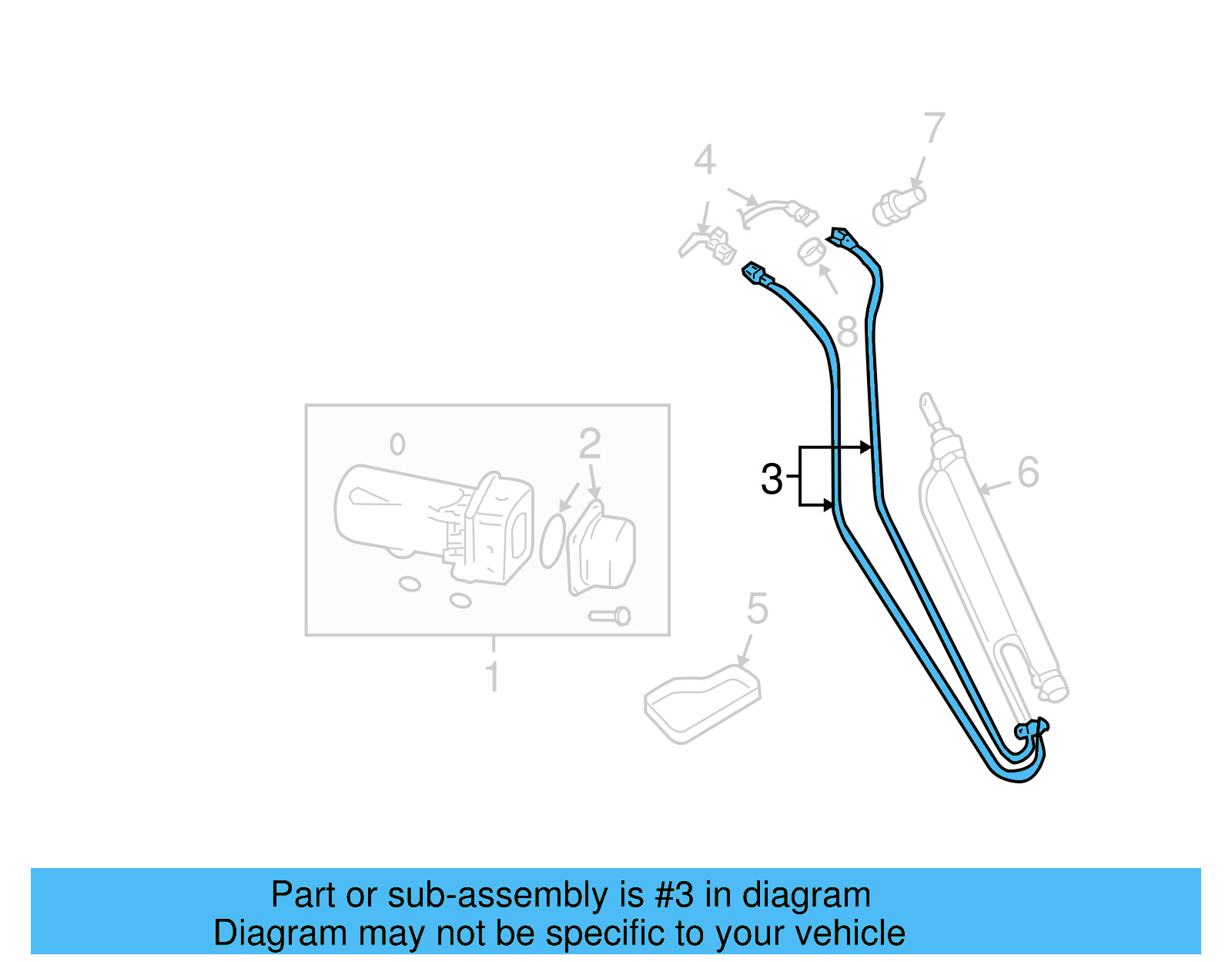 Pressure Hose 1Y0-871-794-A - View 5