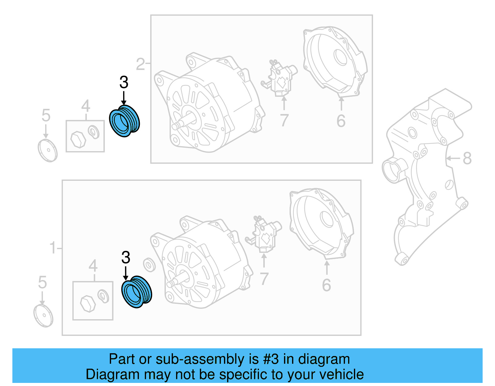 Pulley 07K-903-119-C - View 12