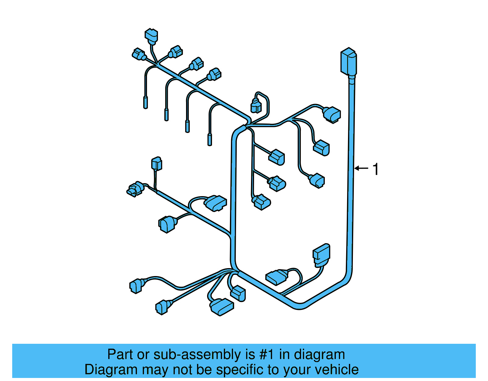 Engine Harness 03L-971-627-AJ - View 4