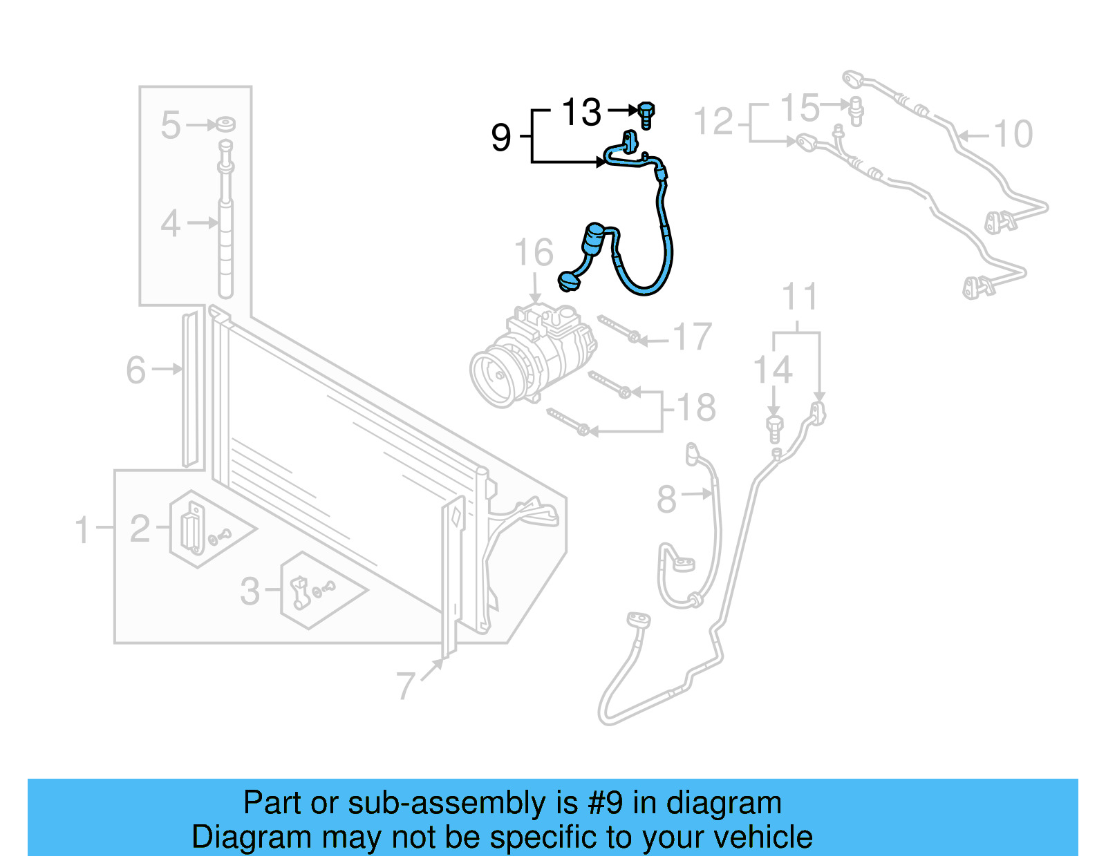 Suction Hose 7L6-820-744-BB - View 6
