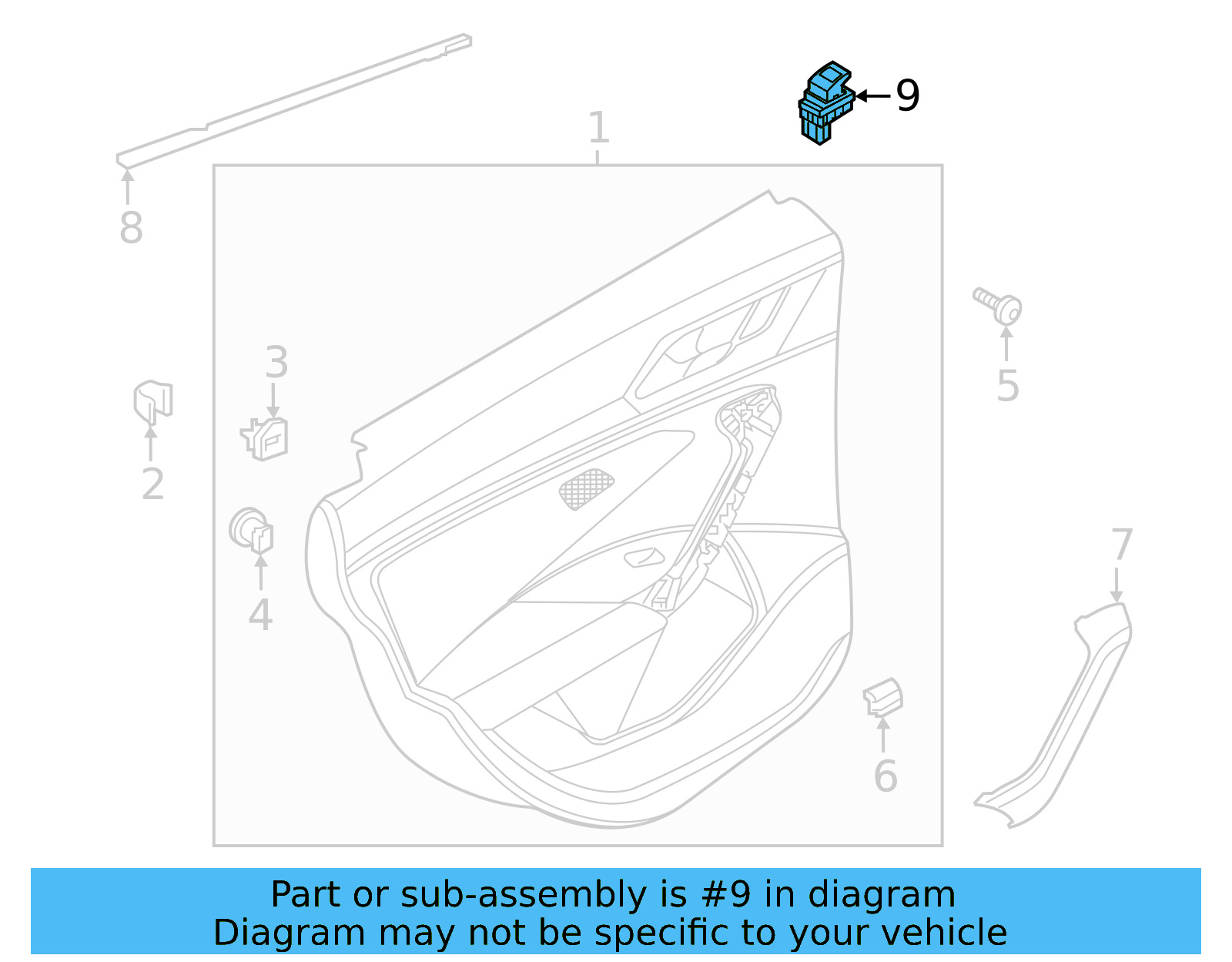Window Switch 5G0-959-855-N-WZU - View 15