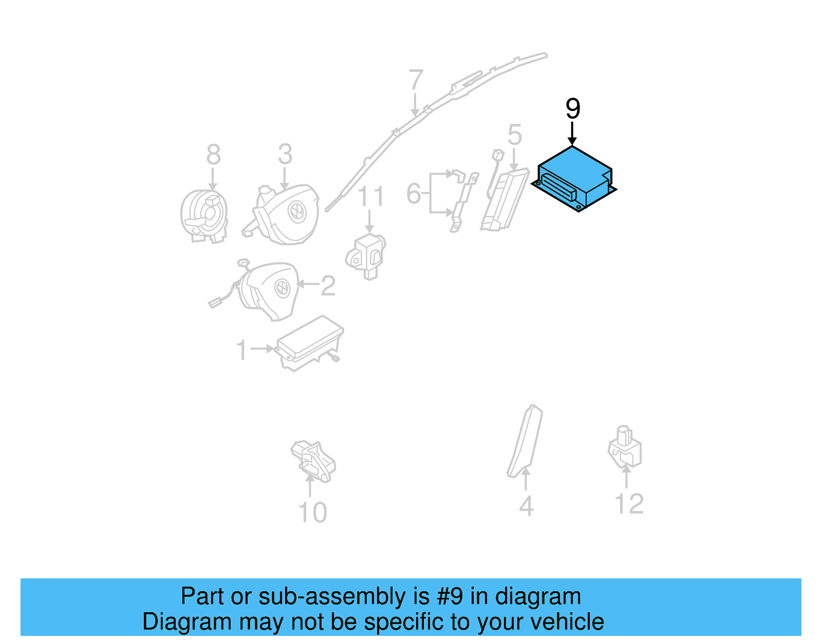 Diagnostic Module 5N0-959-655-T-00C - View 5