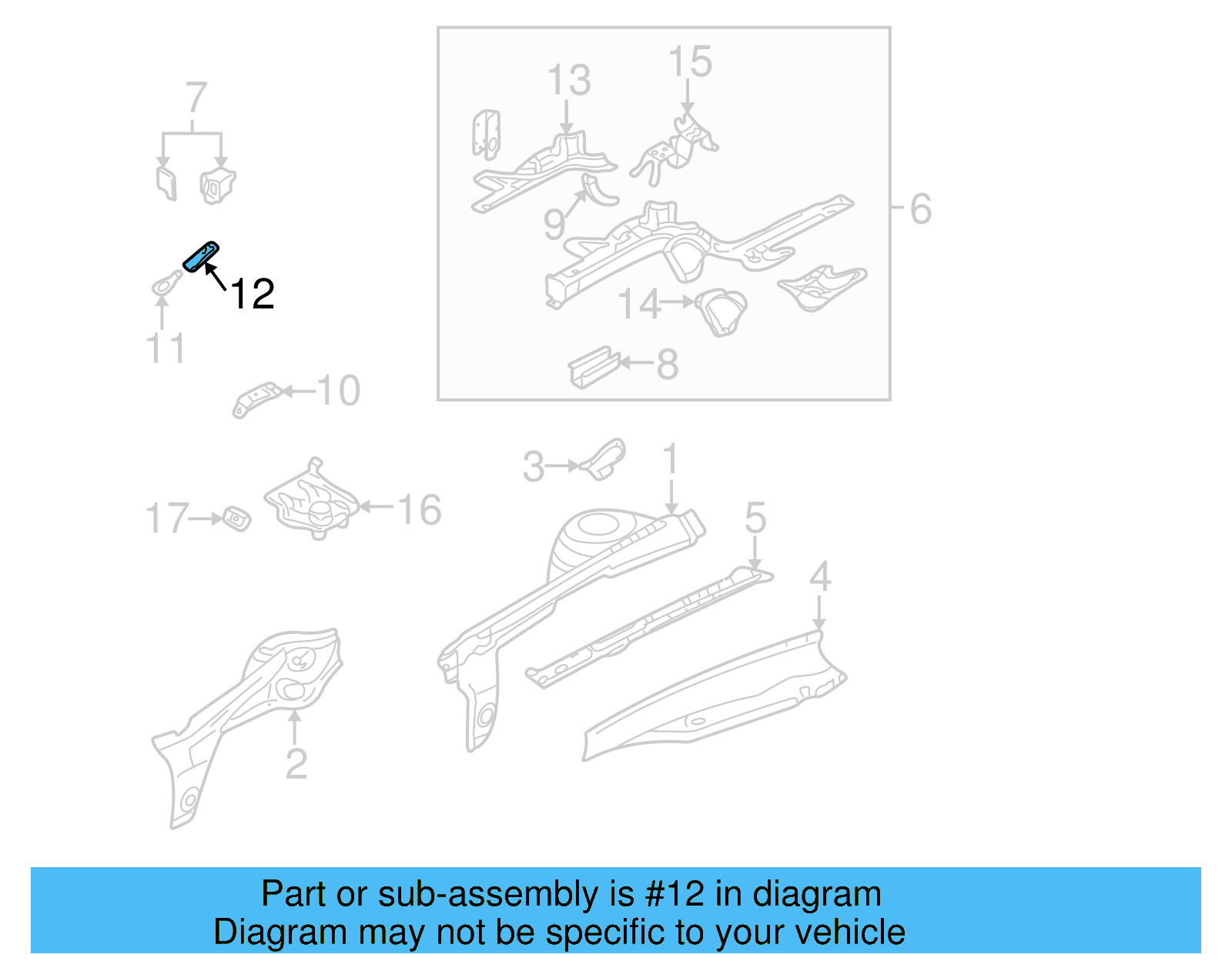 Tow Eye Mount 1J0-804-387 - View 7