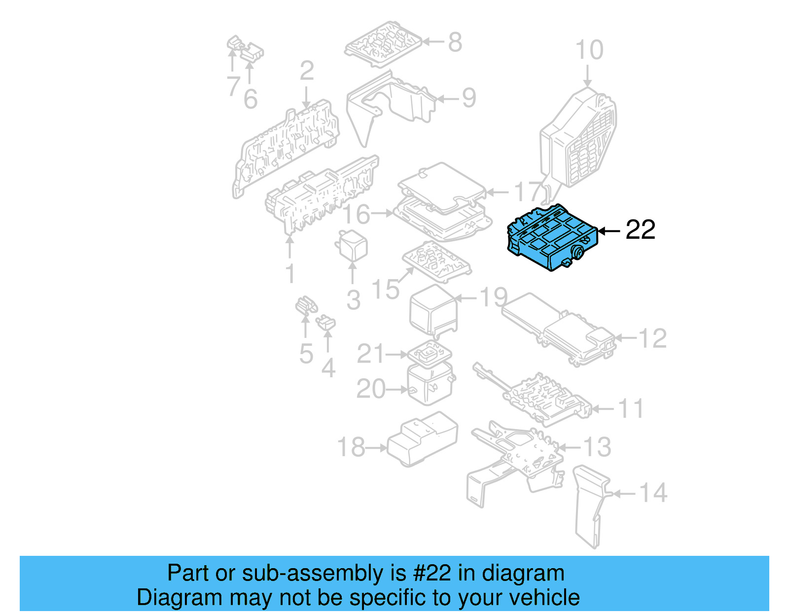 Automatic Transmission Control Module 01M-927-733-MG - View 16