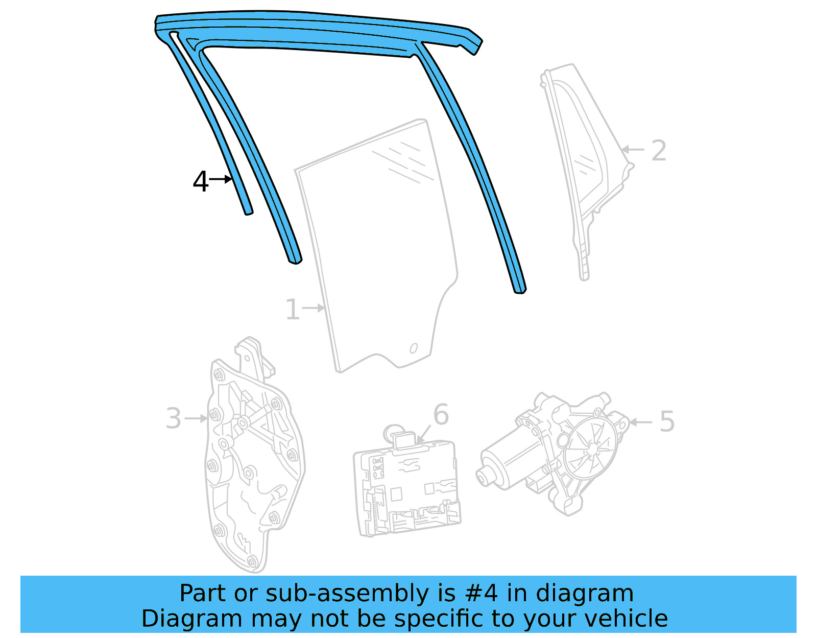 Window Channel 11K-839-440-5AP - View 4