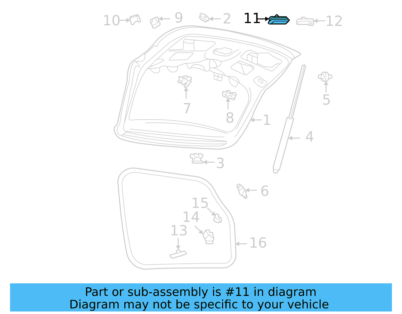 Release Handle 2GJ-827-566-B - View 6