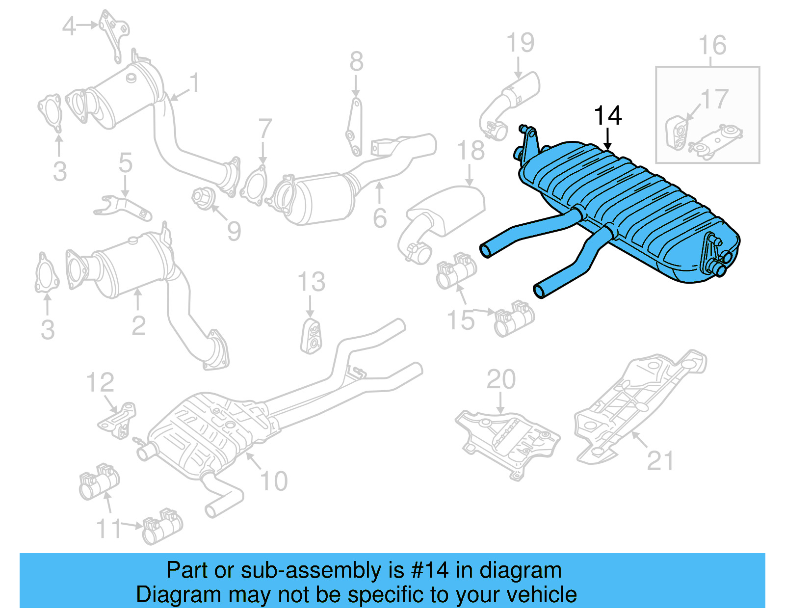 Rear Muffler 7P6-253-609-T - View 7