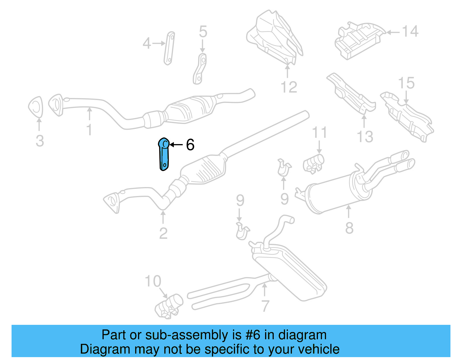 Converter & Pipe Plate 4A0-253-295-P - View 6