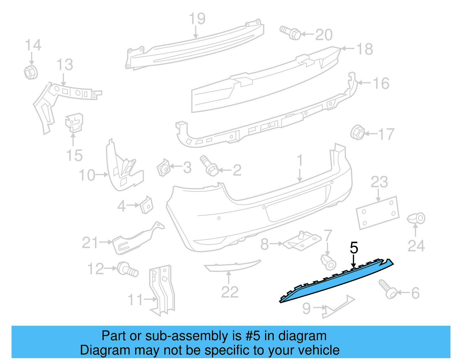 Spoiler 5K6-807-100-S-041 - View 2