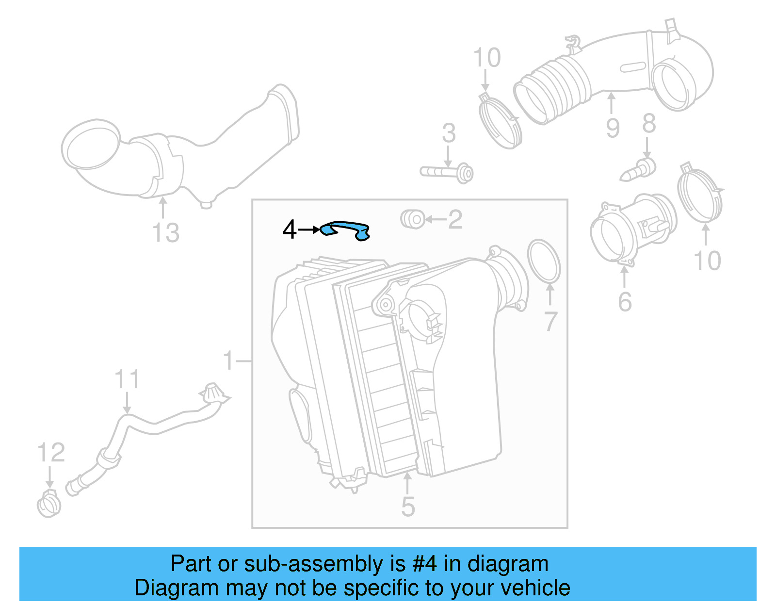 Air Cleaner Assembly Clip 078-129-797 - View 40