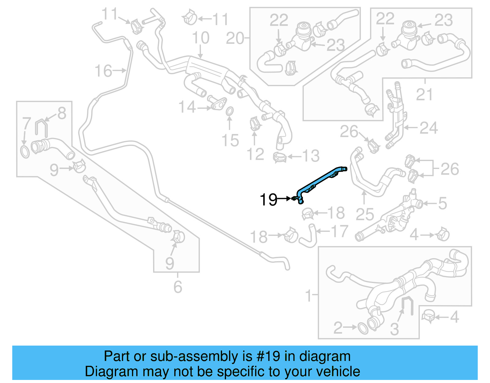 Water Pipe 03H-121-065-D - View 6
