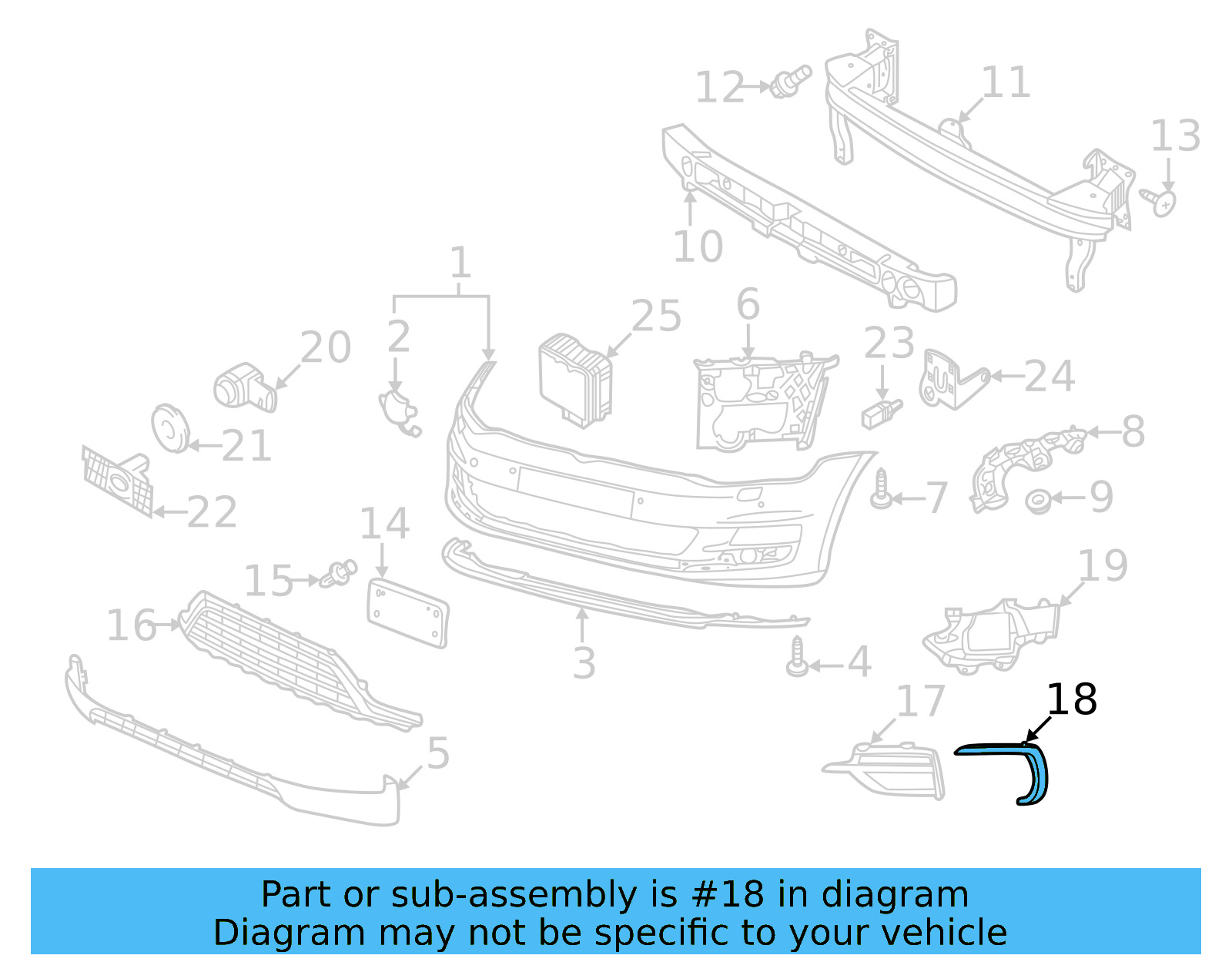 Outer Molding 5G0-853-102-D-041 - View 2