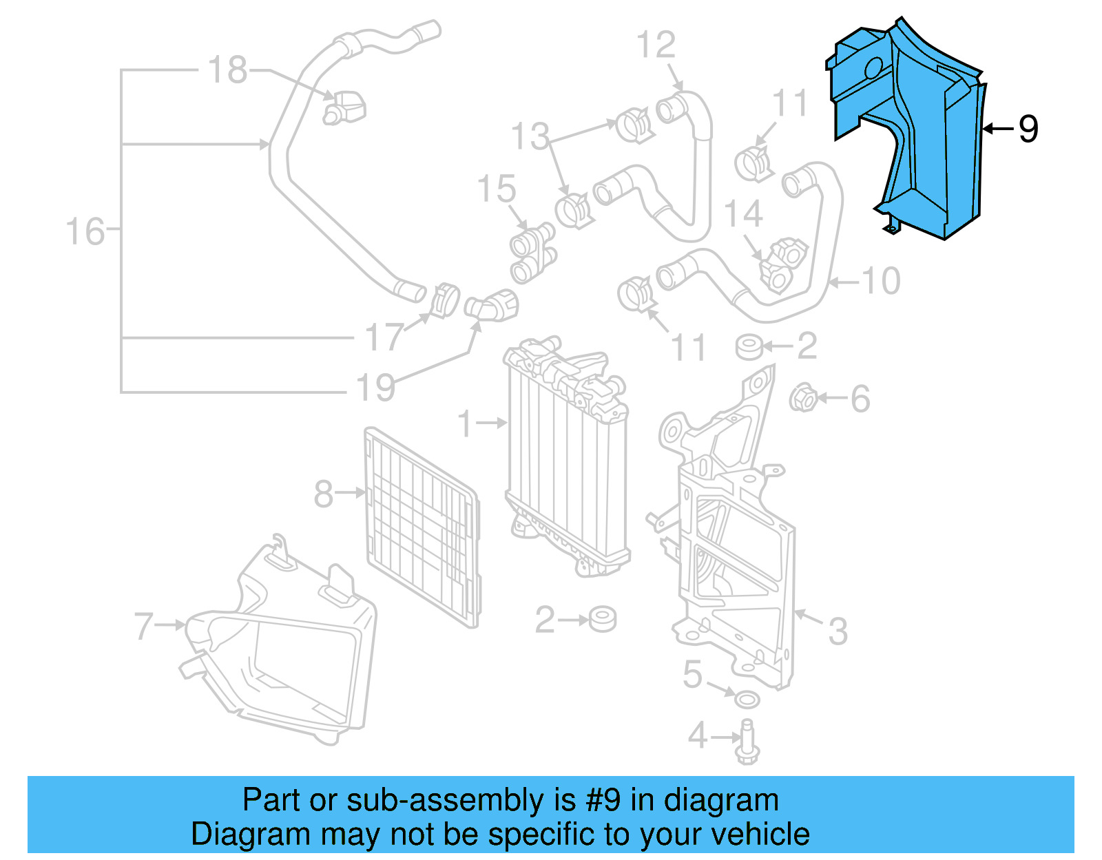 Rear Duct 5G0-117-339 - View 4