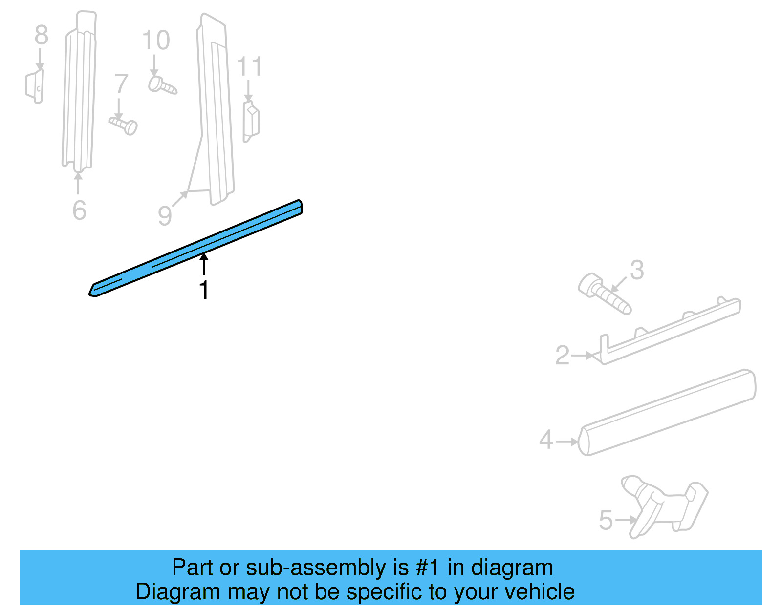Belt Weather 3B5-839-477-B-B41 - View 7