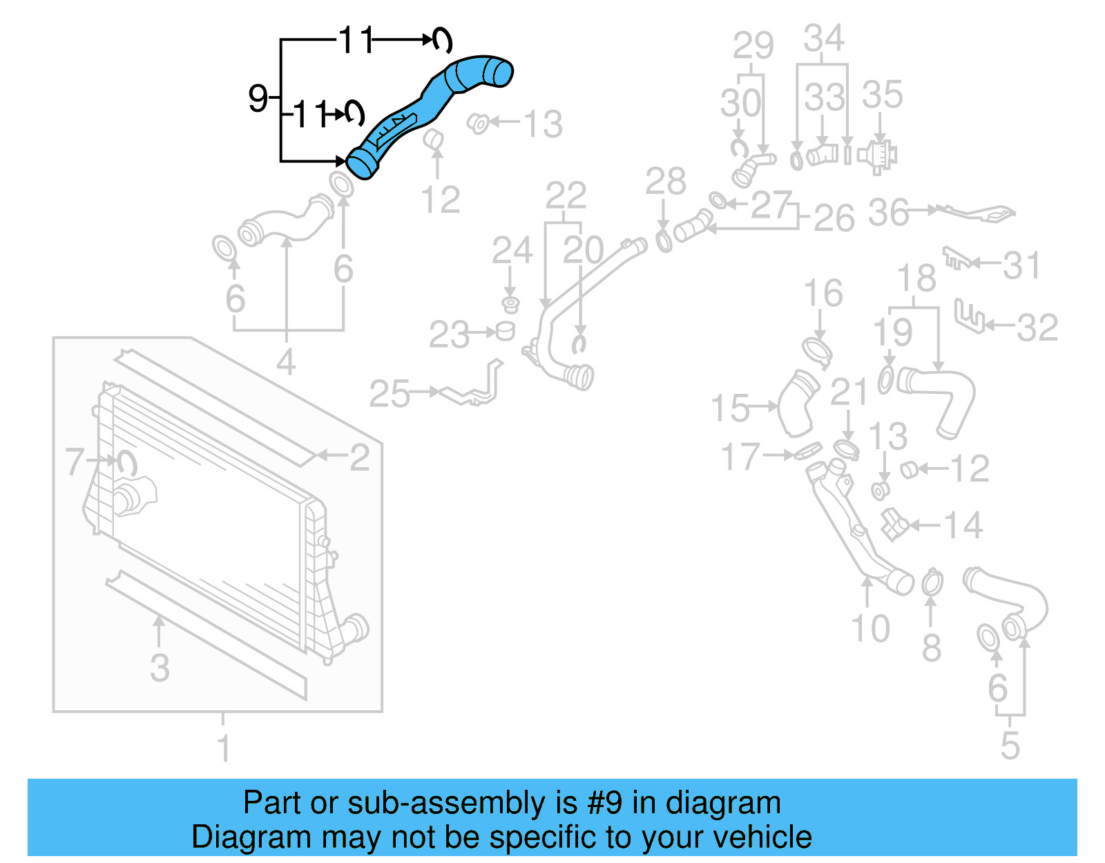 Pressure Pipe 1K0-145-762-M - View 6