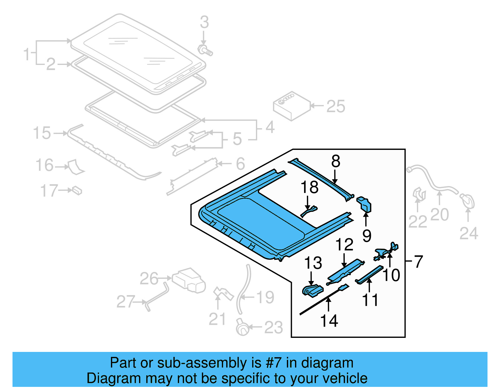Frame Assembly 1K6-877-049 - View 13