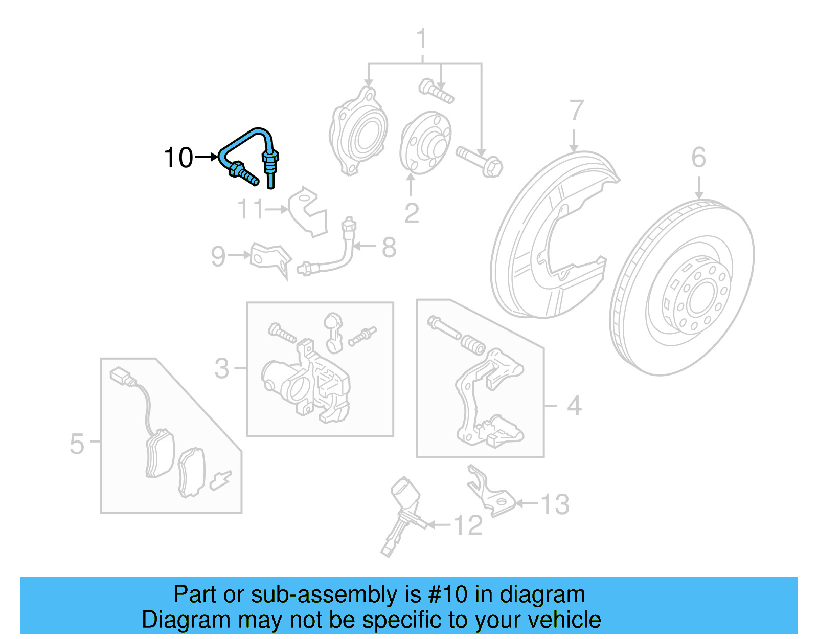 Brake Line 3D0-614-764-K - View 4