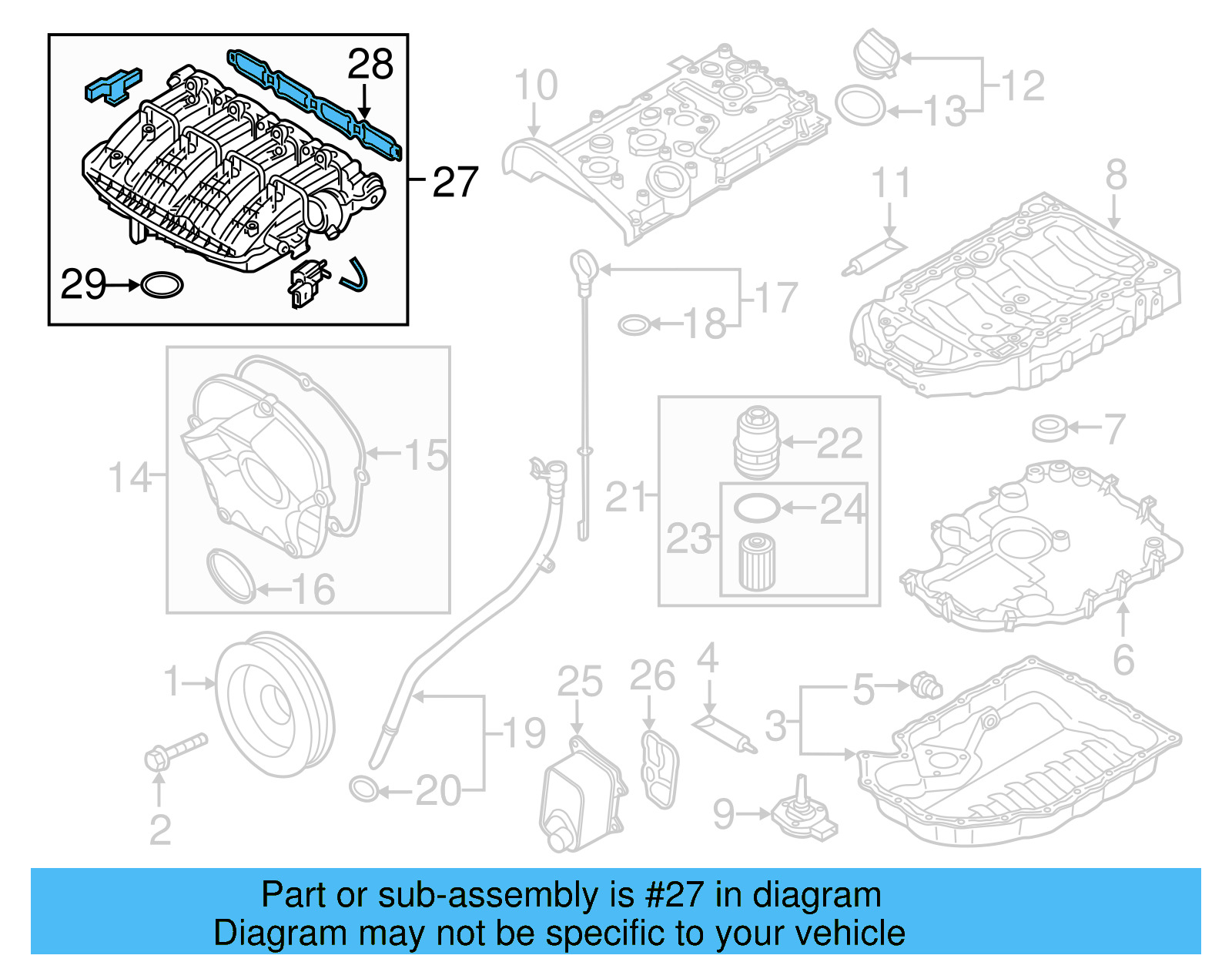 Intake Manifold 06A-133-206-R - View 3