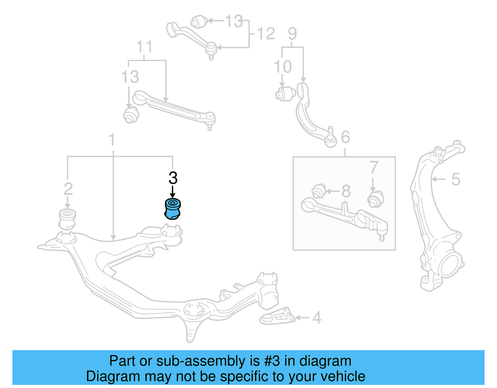 Suspension Cross 8D0-399-419-C - View 14