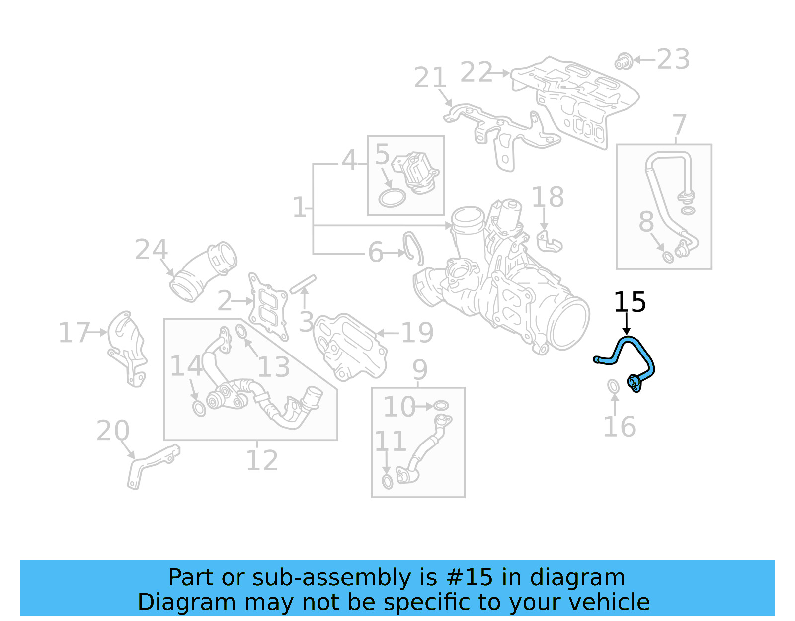 Water Inlet Pipe 06K-121-406-H - View 11