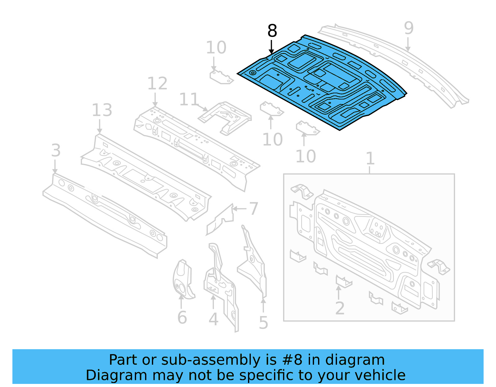 Package Tray 561-813-514-C - View 9
