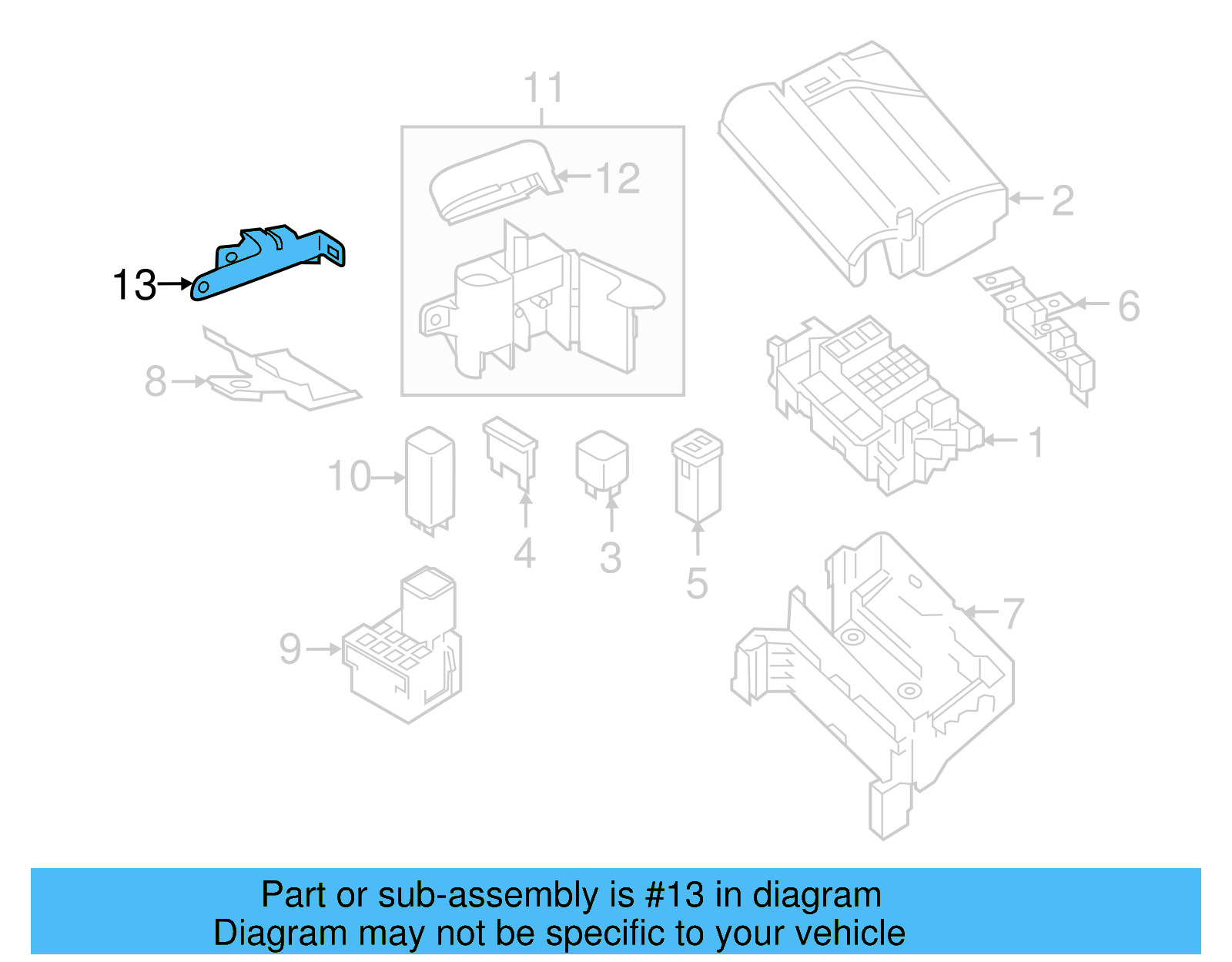 Junction Block Retainer Bracket 561-972-591 - View 4