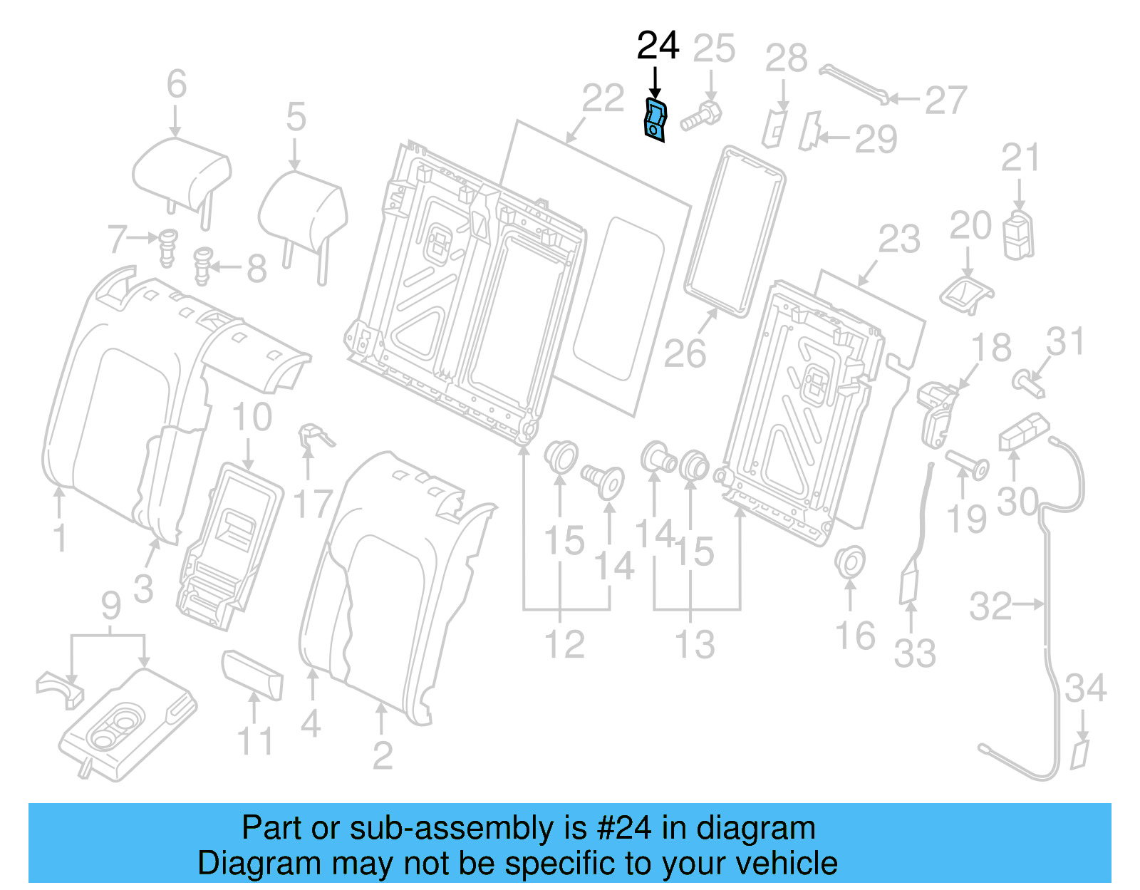 Child Seat Bracket 5GM-887-269-A - View 3