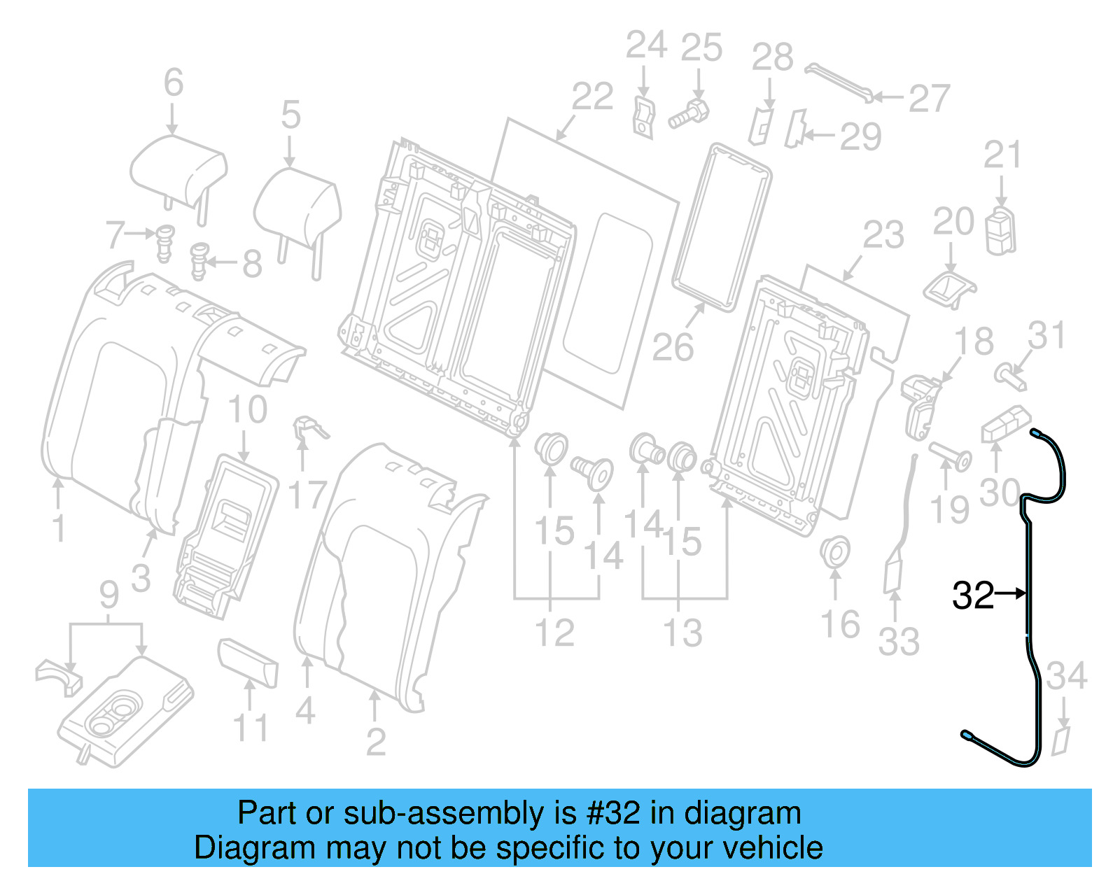 Release Cable 5G0-885-344 - View 4