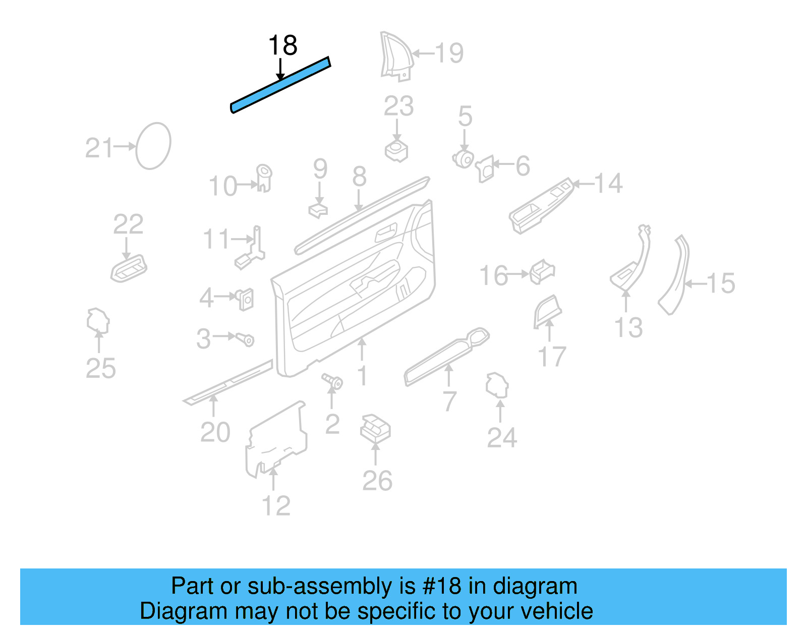 Seal Strip 1K3-837-471-E-5AP - View 5