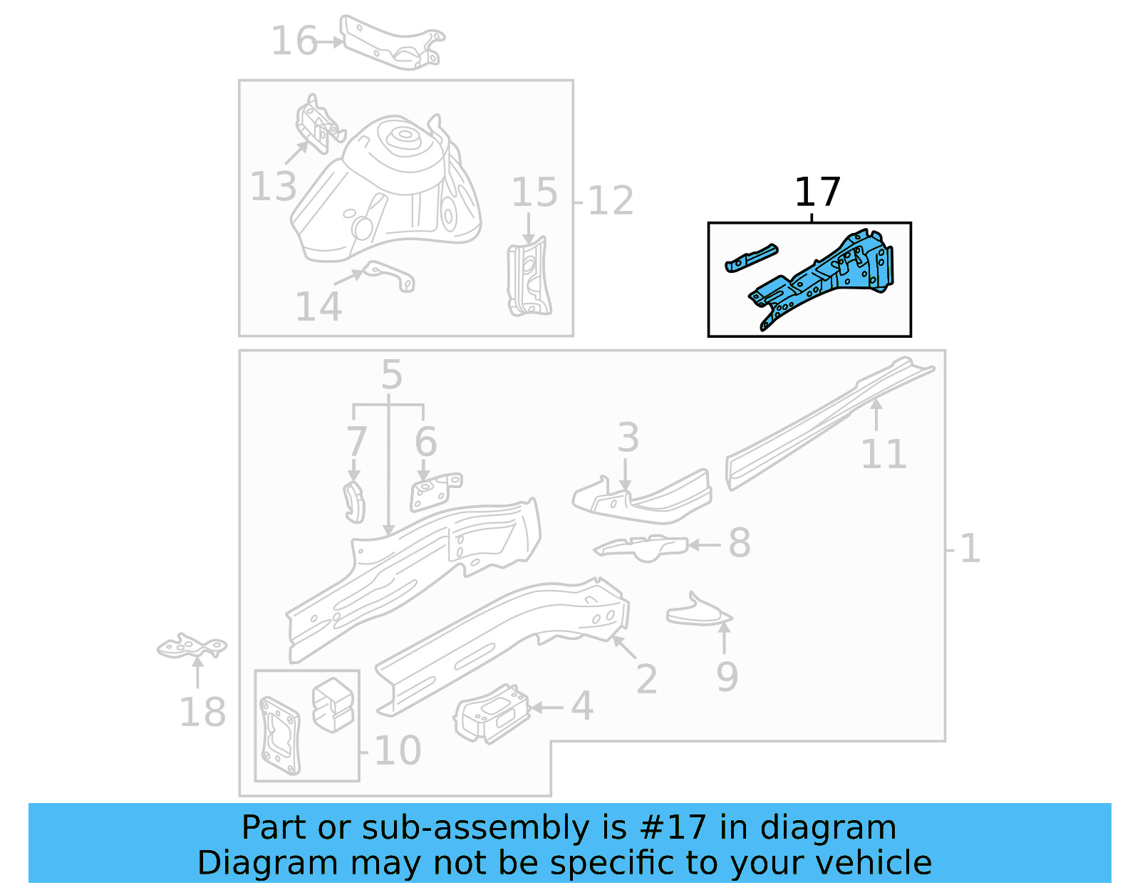 Side Member Rail 2GJ-810-136 - View 4