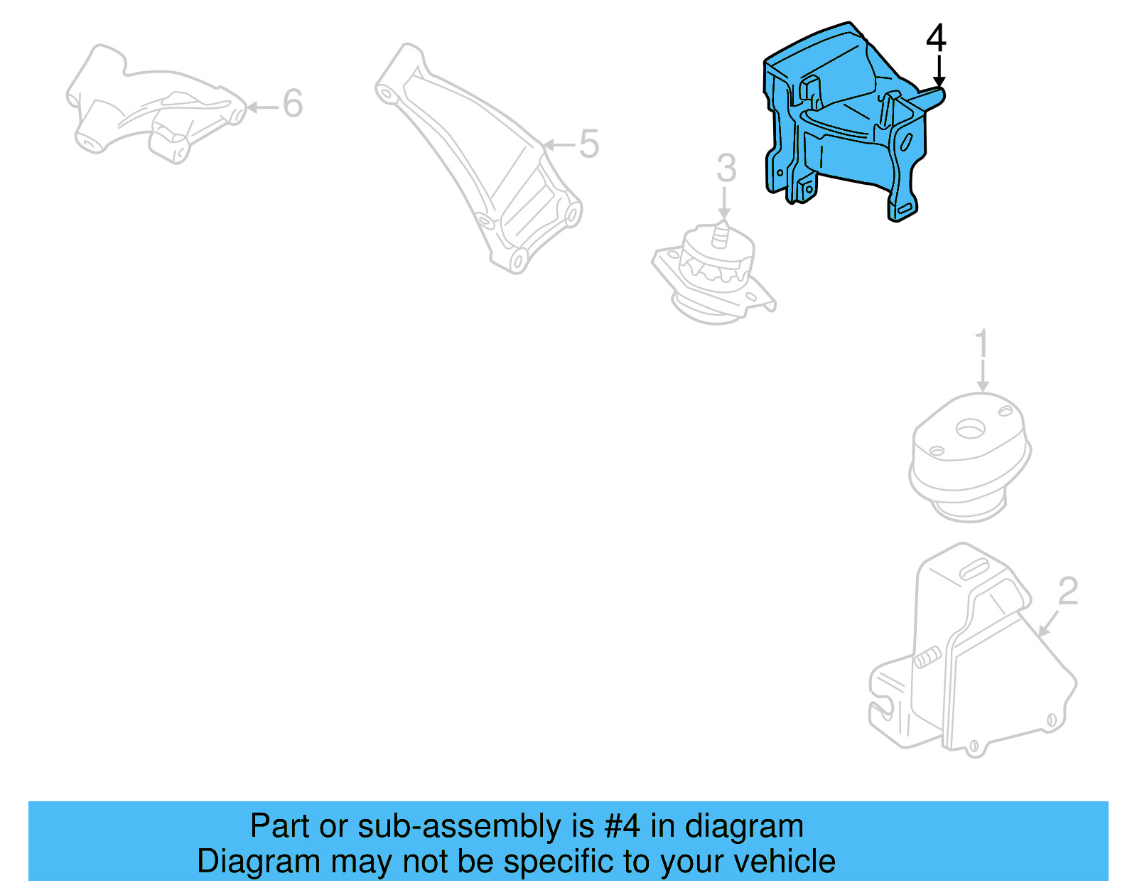Rear Bracket 701-399-267-G - View 7