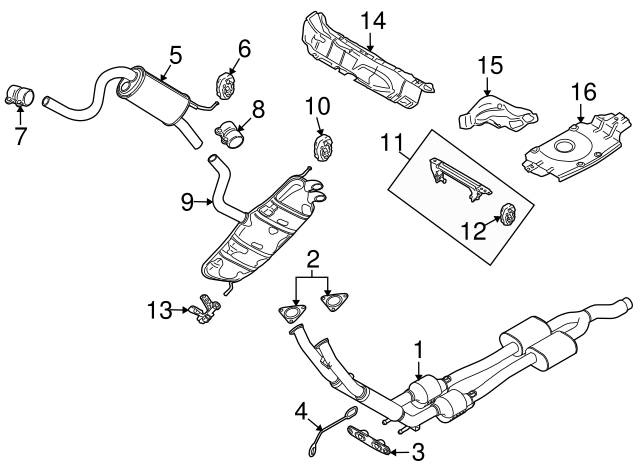 Rear Bracket 1K0-253-144-AH