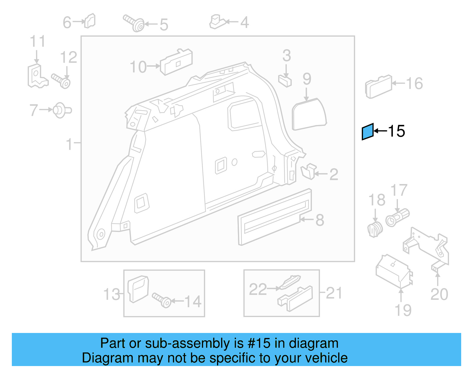 Bezel 5G9-867-864-A-9B9 - View 5