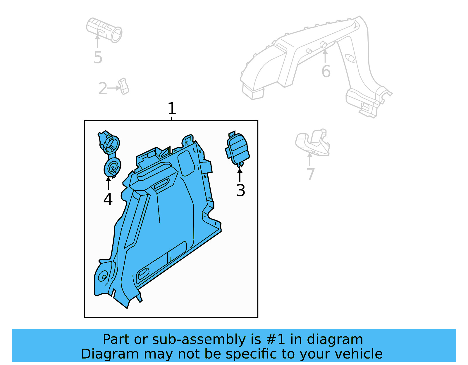 Side Trim 2GJ-867-427-C-CA9 - View 4
