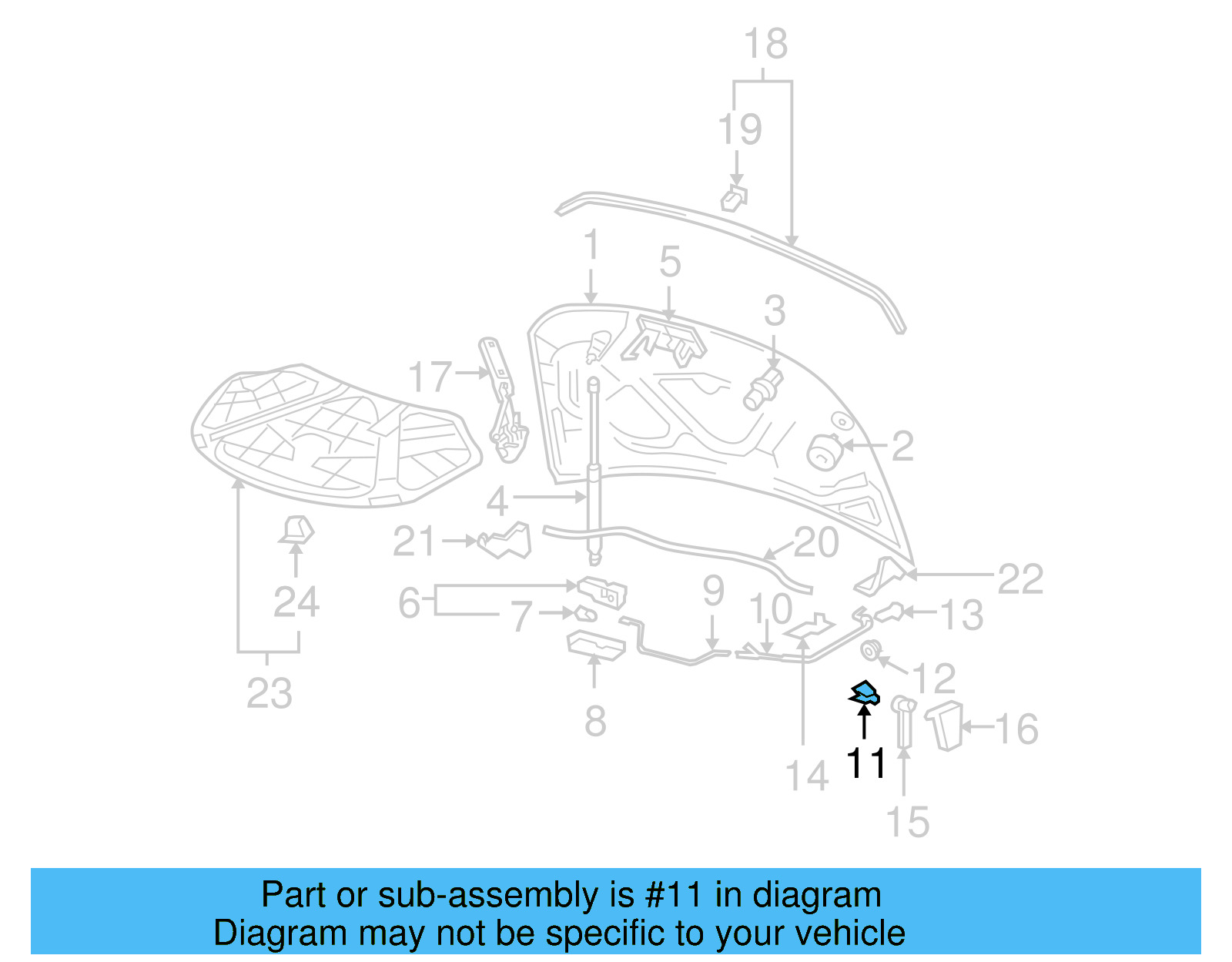 Release Cable Clip 1T0-823-567 - View 13