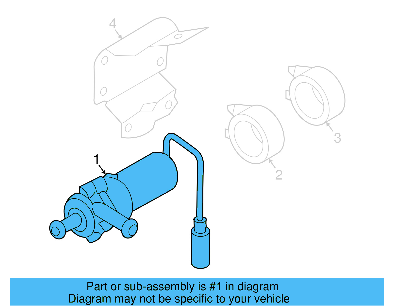 Auxiliary Pump 3D0-965-561-E - View 3