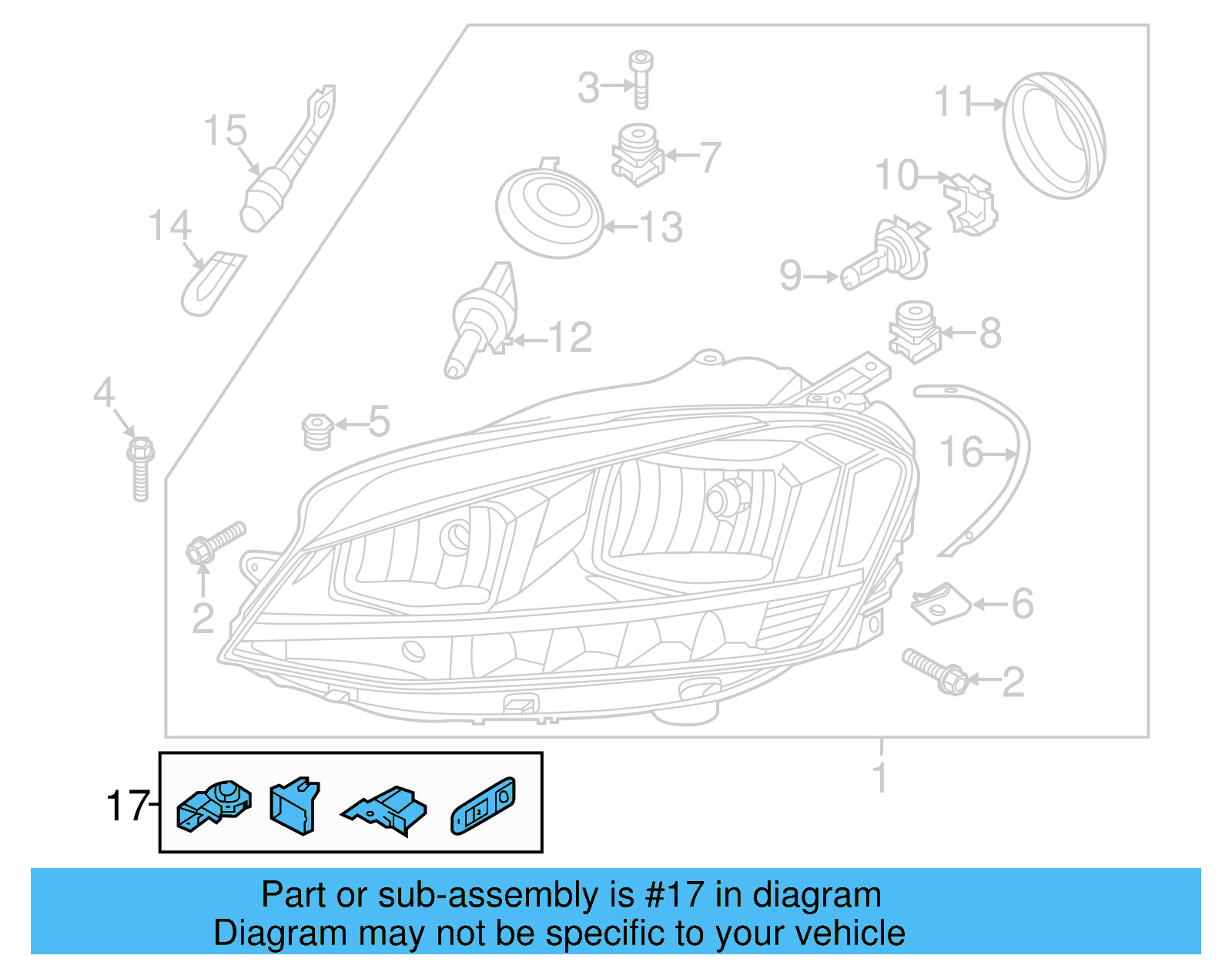 Repair Kit 5G0-998-225-B - View 9