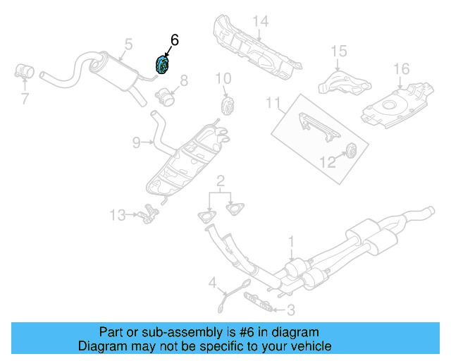 Muffler & Pipe Retainer Ring 1K0-253-147-C - View 9