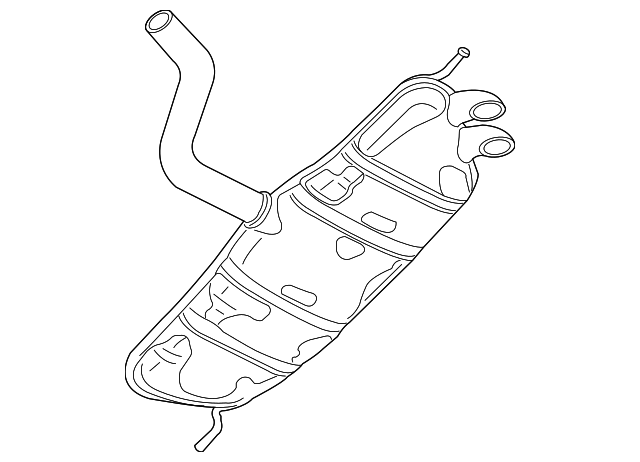 Rear Muffler 1Q0-253-609-Q