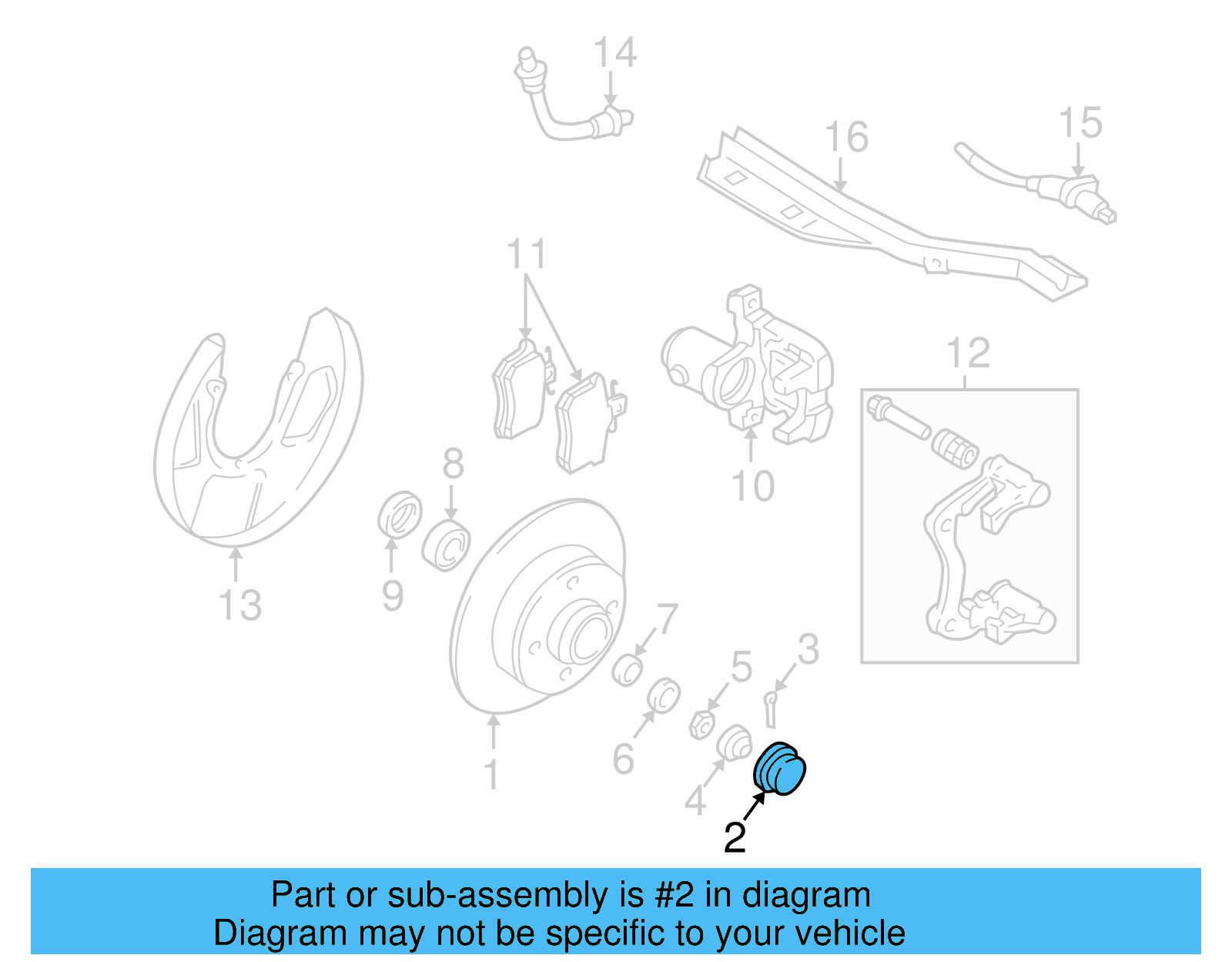 Wheel Bearing Grease Cap 823-501-249 - View 7
