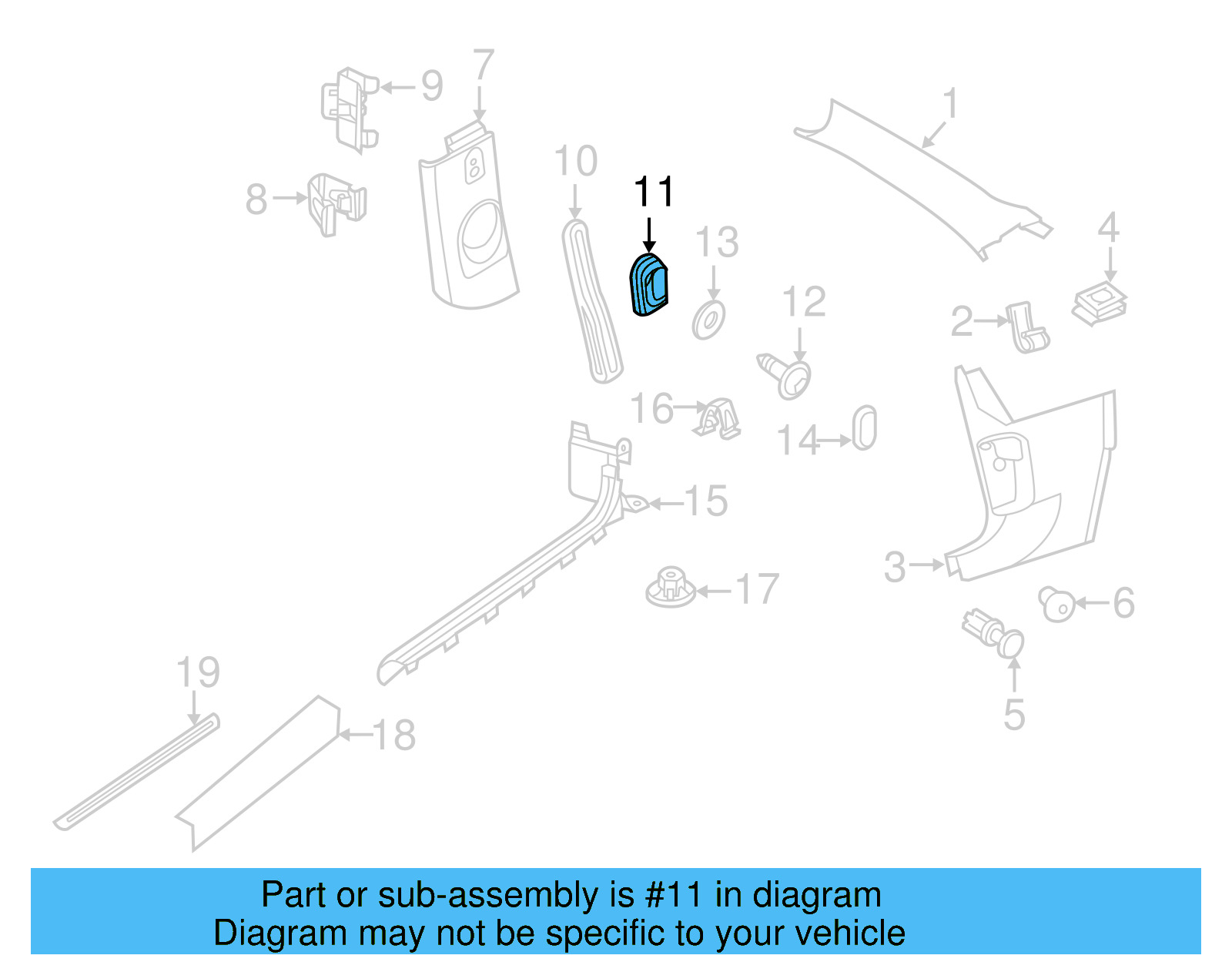 Strap Cover 5C5-857-957-C-PX7 - View 6